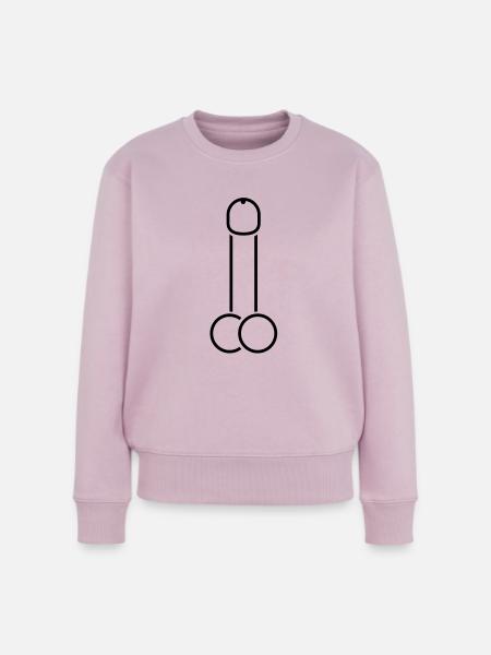 dick__r1 - Frauen Premium Bio Pullover - Altrosa