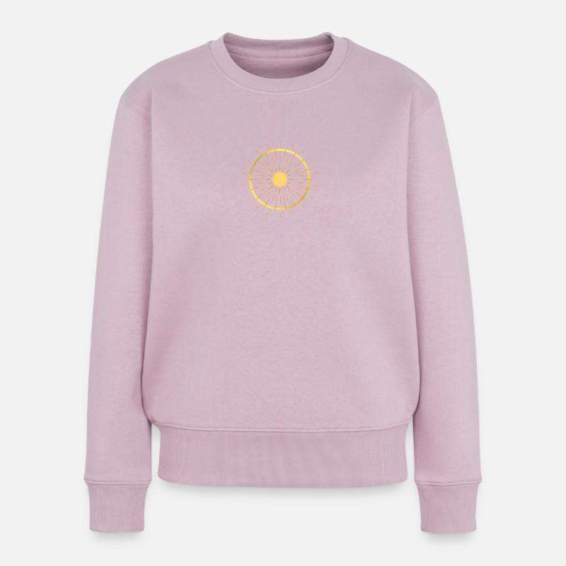 Sonnenschein - Frauen Premium Bio Pullover - Altrosa