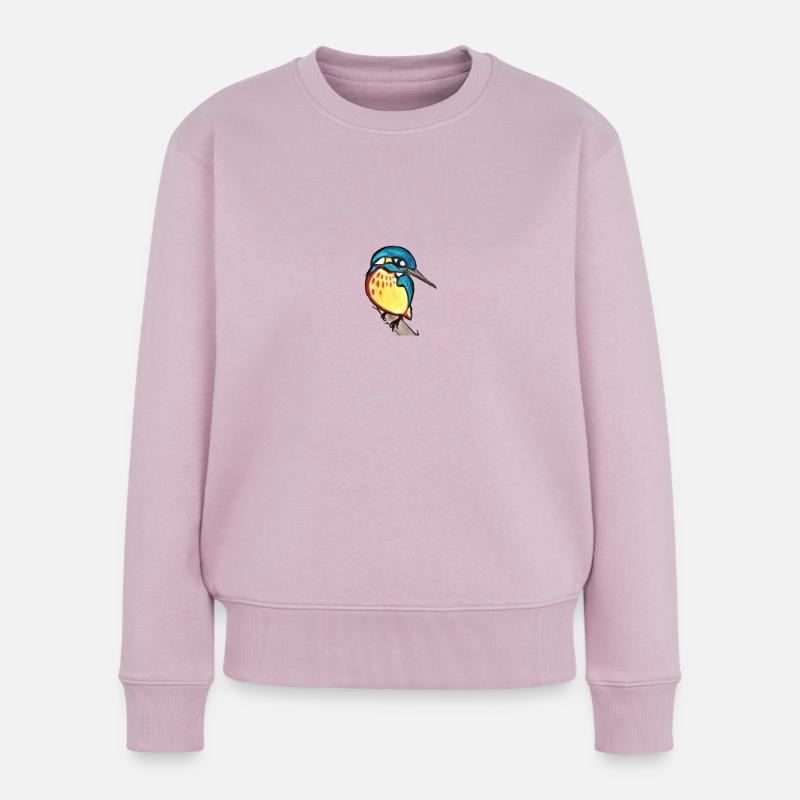 Eisvogel - Frauen Premium Bio Pullover - Altrosa