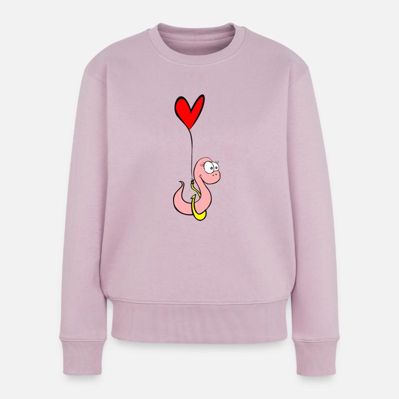 asticot amoureuse - Pull Premium bio Femme - rose poudré
