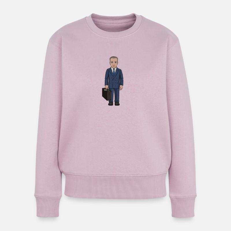 Dag Hammarskjöld - Frauen Premium Bio Pullover - Altrosa