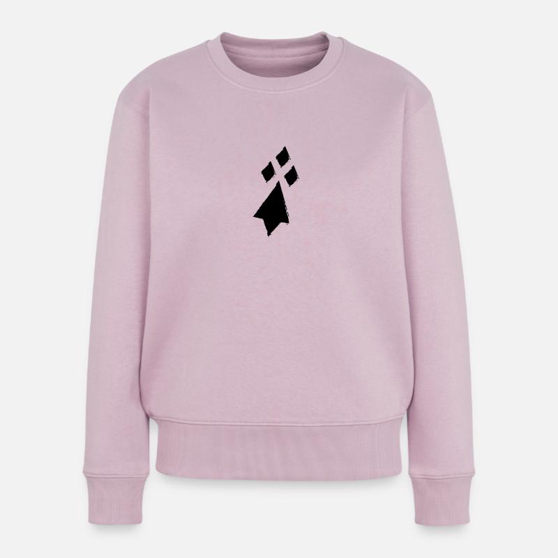 Hermine Bretagne - Frauen Premium Bio Pullover - Altrosa