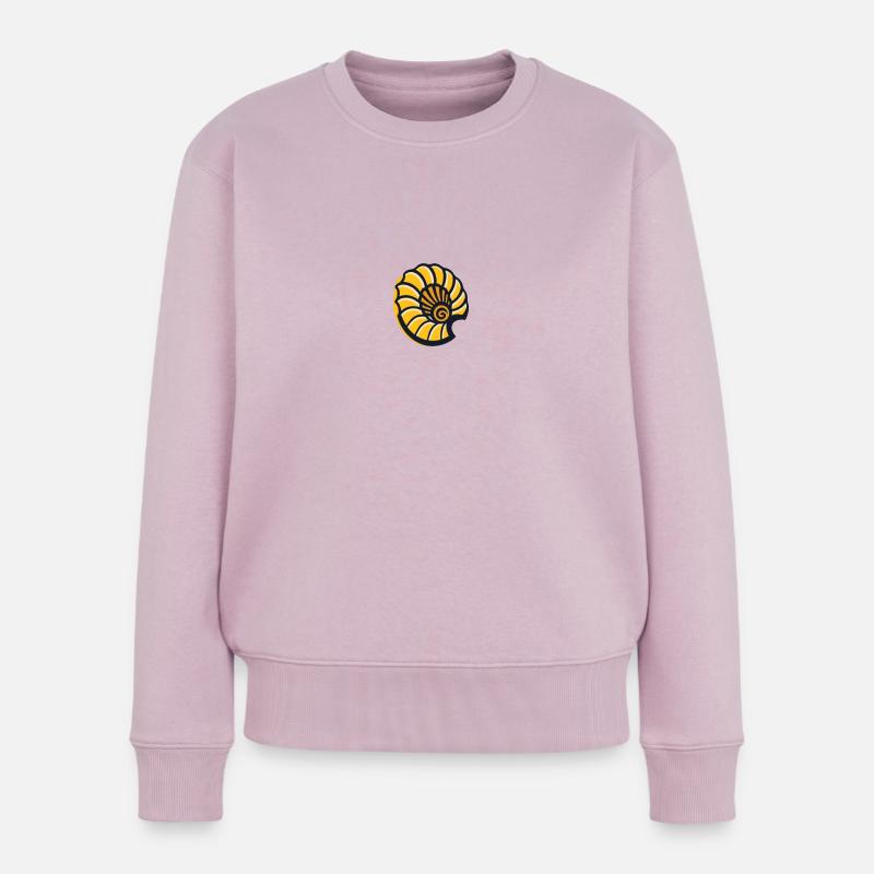 Jakobsmuschel - Frauen Premium Bio Pullover - Altrosa