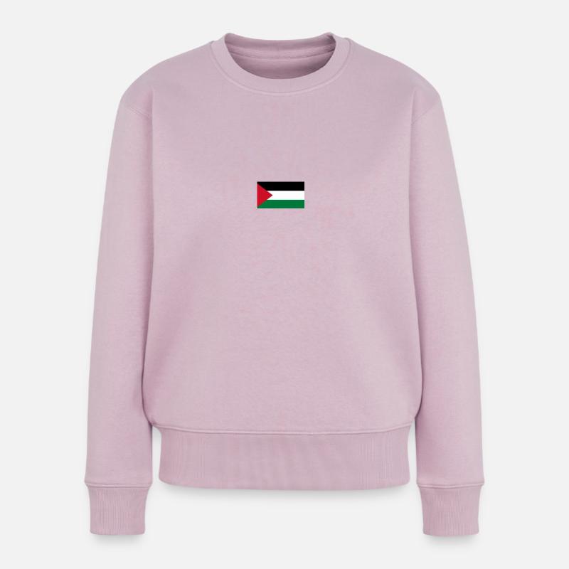 Palästina - Frauen Premium Bio Pullover - Altrosa