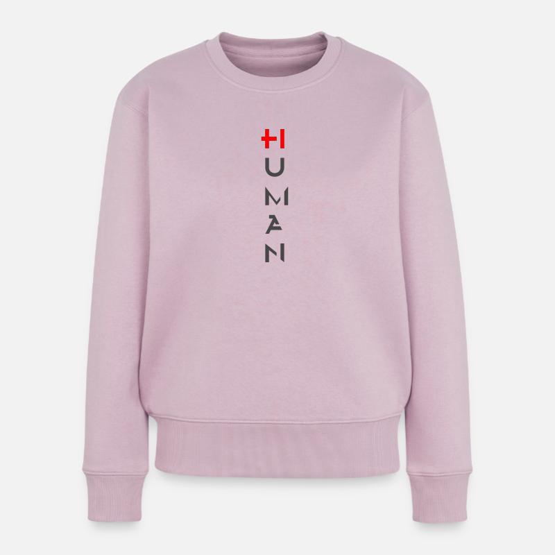 MENSCH - Frauen Premium Bio Pullover - Altrosa