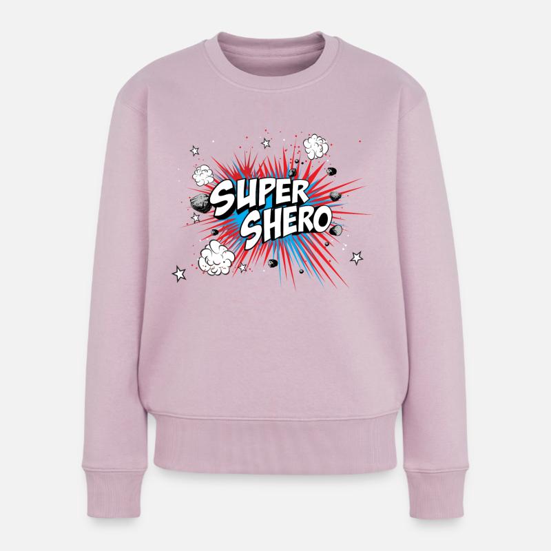Shero - Frauen Premium Bio Pullover - Altrosa