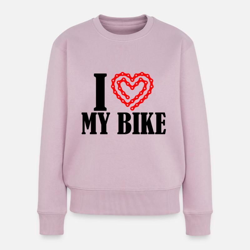 J'adore mon vélo - Pull Premium bio Femme - rose poudré