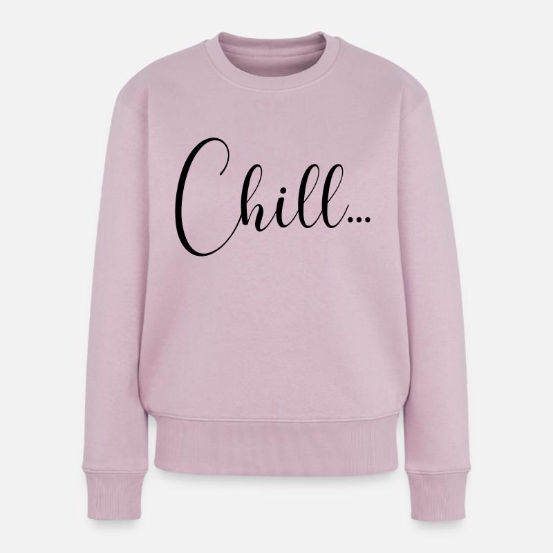 CHILL - Frauen Premium Bio Pullover - Altrosa