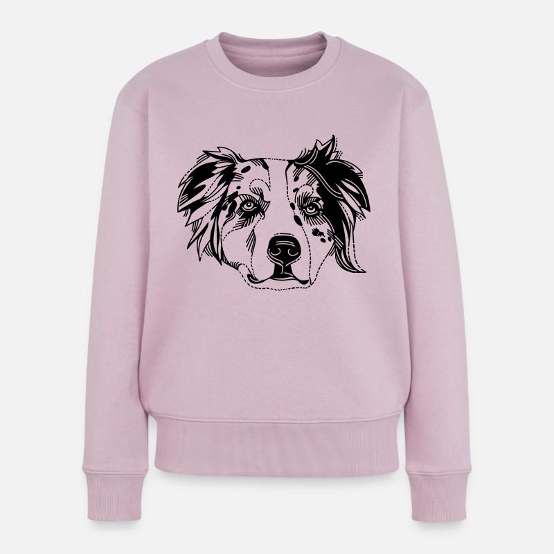 Australian Shepherd - Women's Premium Organic Jumper - dusky pink