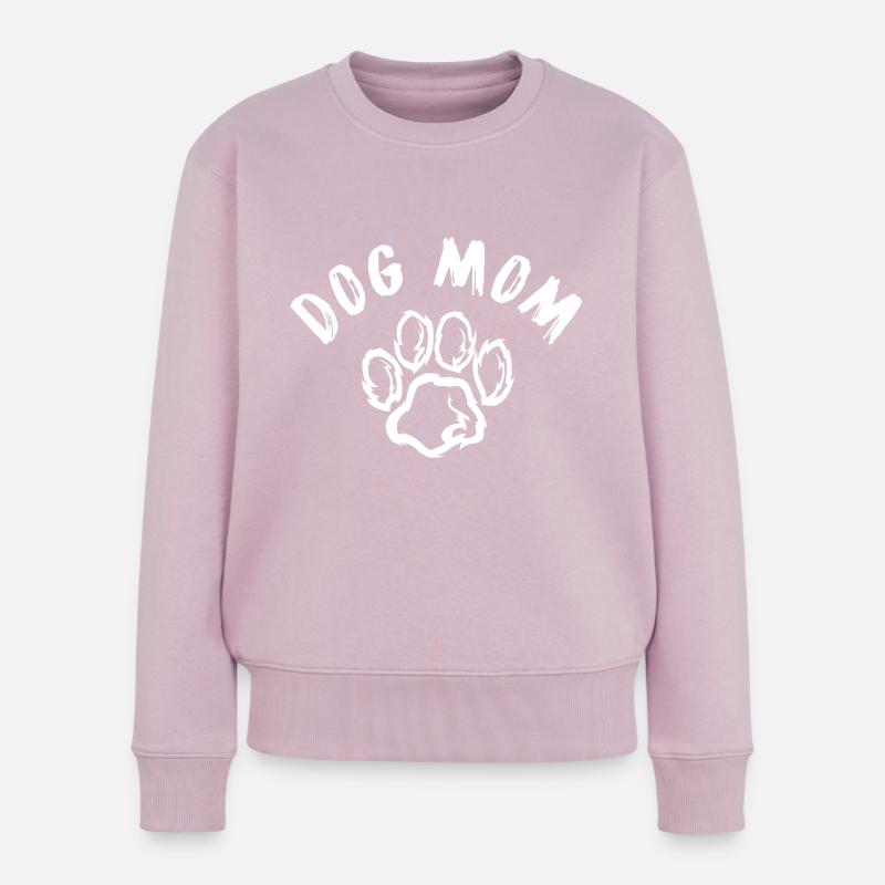 Maman de chien - Pull Premium bio Femme - rose poudré