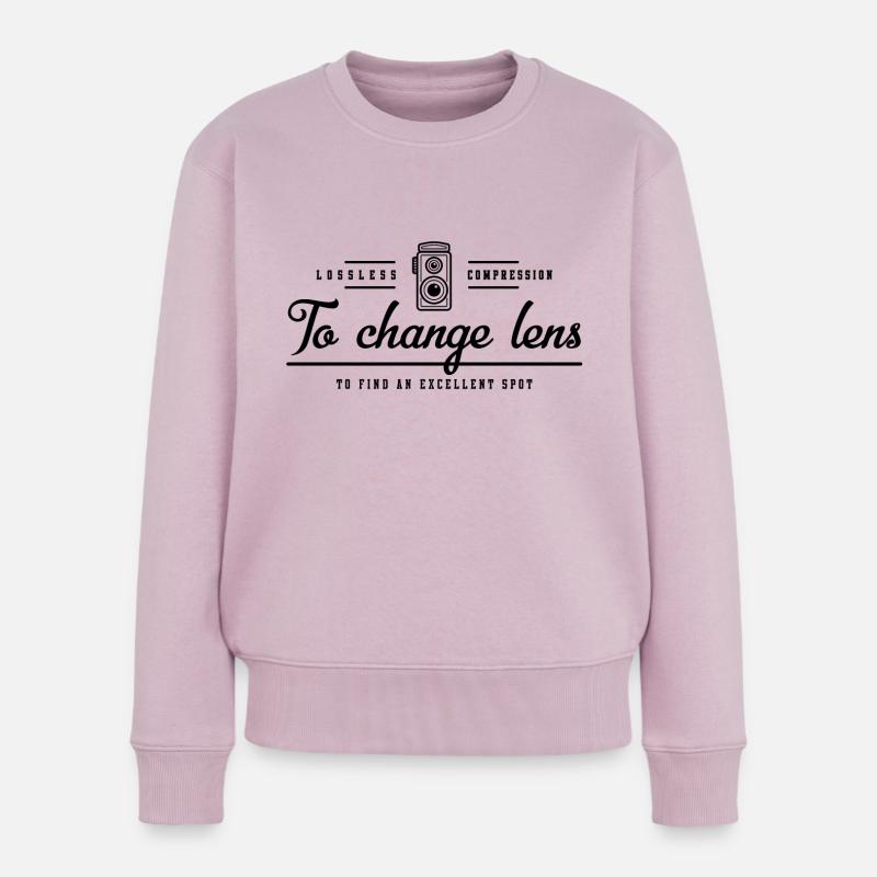 Fotografie - Frauen Premium Bio Pullover - Altrosa