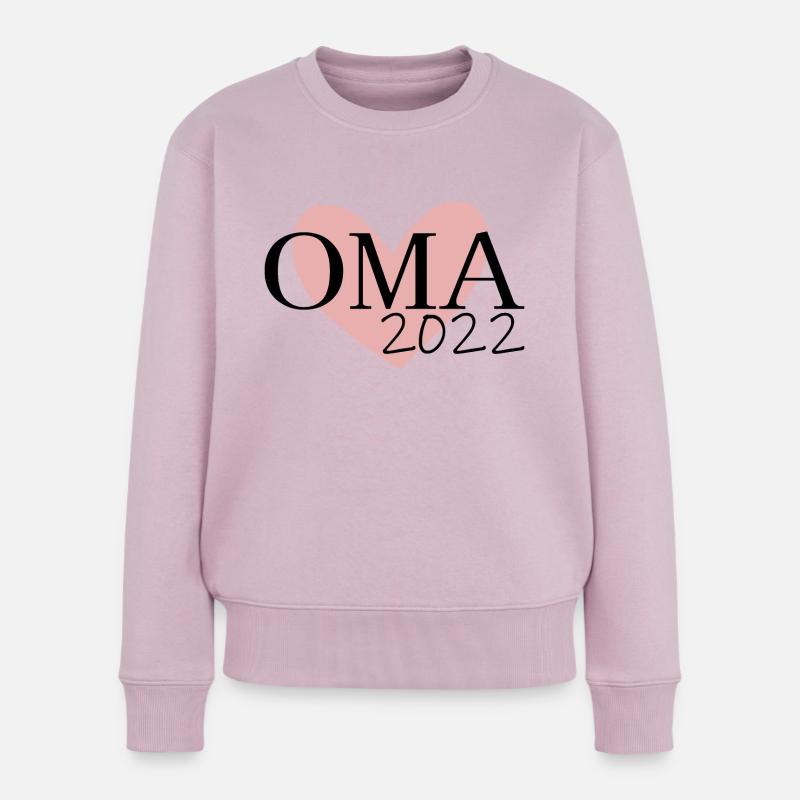 Oma 2022 - Frauen Premium Bio Pullover - Altrosa