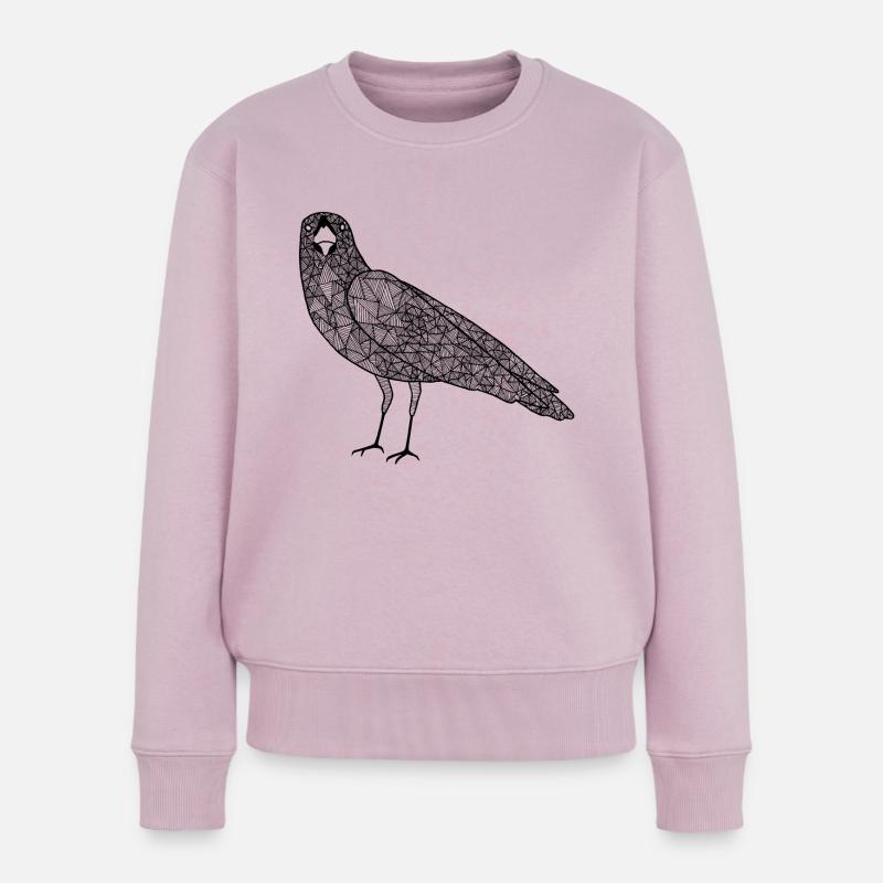 Die Krähe - Frauen Premium Bio Pullover - Altrosa