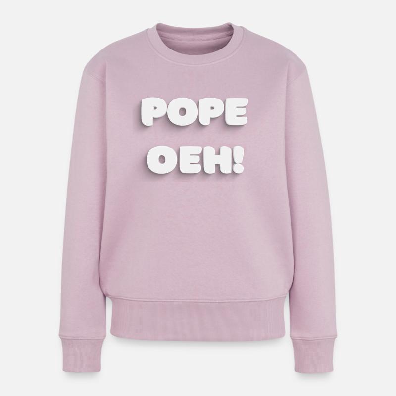 Papst oeh! - Frauen Premium Bio Pullover - Altrosa