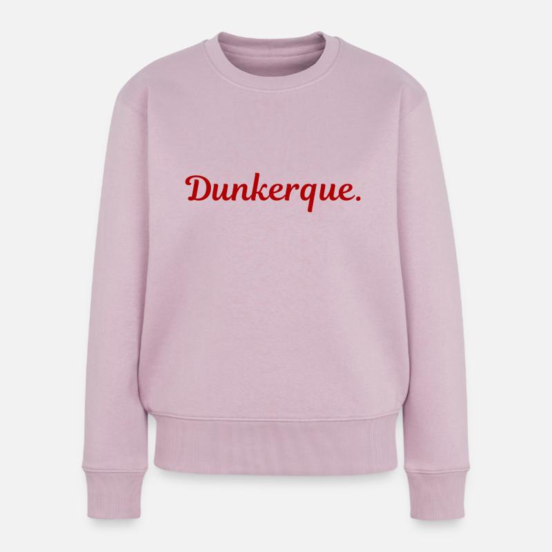 Dunkerque - Pull Premium bio Femme - rose poudré