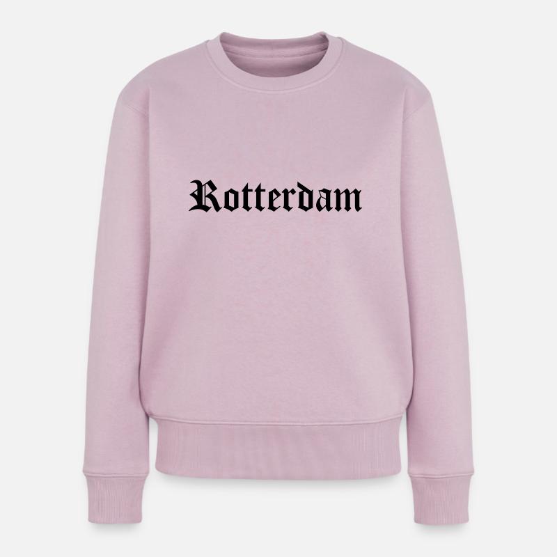 Rotterdam - Frauen Premium Bio Pullover - Altrosa