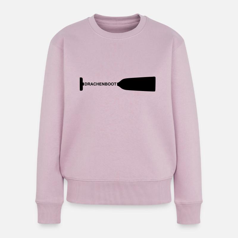 Drachenboot Paddel Drachenbootsport 1c - Frauen Premium Bio Pullover - Altrosa