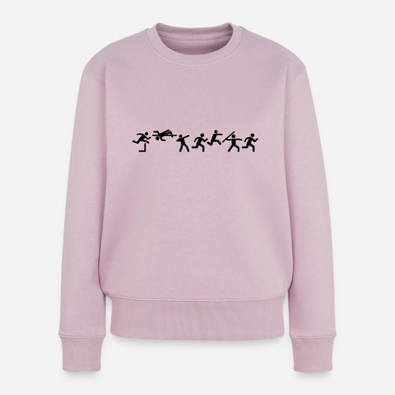 Siebenkampf - Frauen Premium Bio Pullover - Altrosa