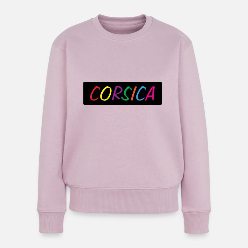 Korsika - Frauen Premium Bio Pullover - Altrosa