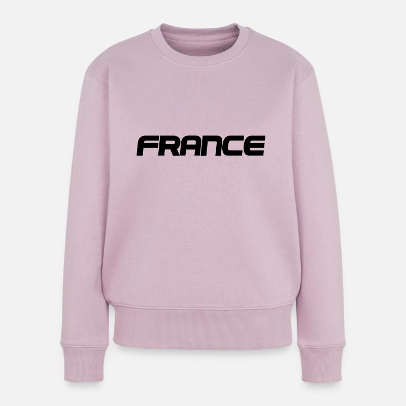 frankreich4 - Frauen Premium Bio Pullover - Altrosa