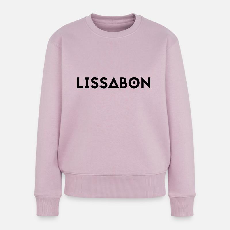 LISBONNE - Pull Premium bio Femme - rose poudré
