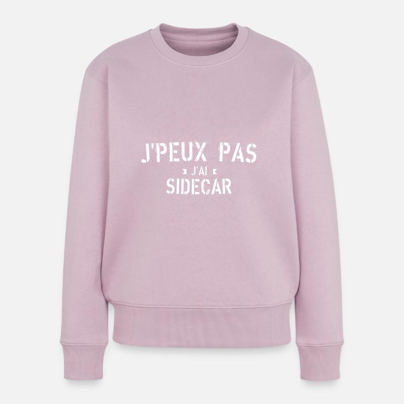 J peux pas j ai Sidecar - Pull Premium bio Femme - rose poudré