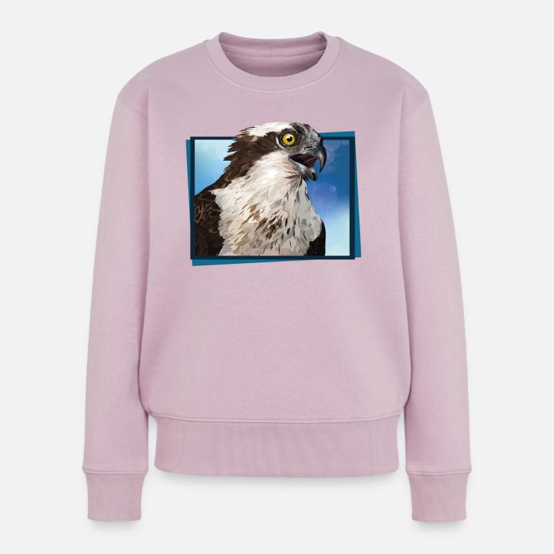 Balbuzard - Pull Premium bio Femme - rose poudré