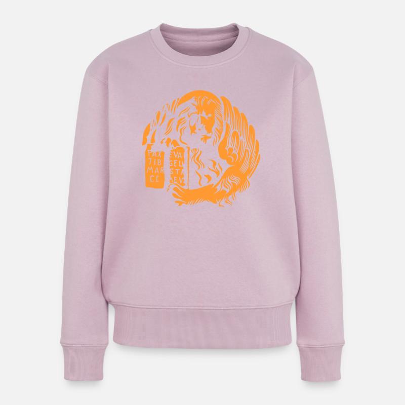 Moeca Leone Venedig - Frauen Premium Bio Pullover - Altrosa