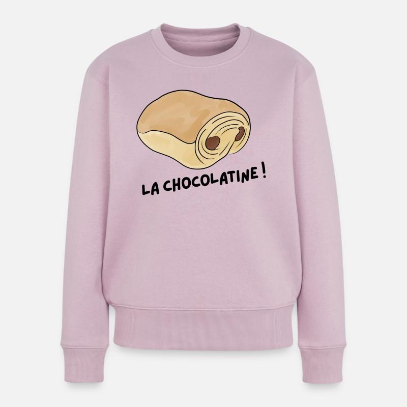 Chocolatin - Frauen Premium Bio Pullover - Altrosa