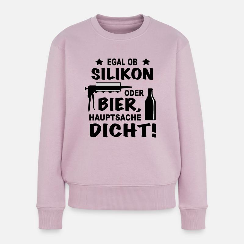 Handwerker Installateur Klempner Geschenk Idee - Frauen Premium Bio Pullover - Altrosa