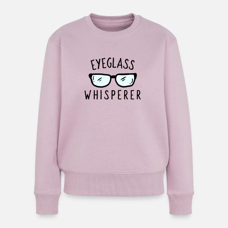 Optiker Sprüche Augenoptiker Augenoptik - Frauen Premium Bio Pullover - Altrosa