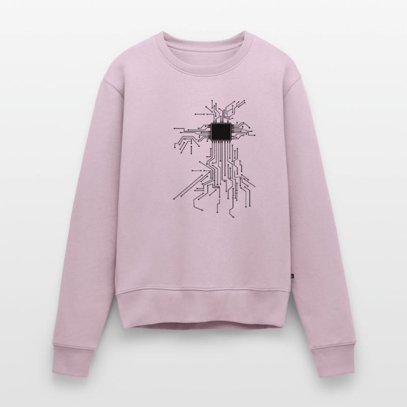 CPU Technology Nerd Computer Chip Programmer Women's Premium Organic Jumper