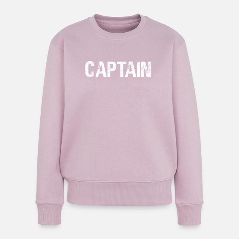 Captain Boot Kapitän - Frauen Premium Bio Pullover - Altrosa
