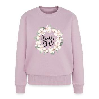 Beschts Gotti Schweiz Patentante fragen Patin - Frauen Premium Bio Pullover - Altrosa - Vorne - Julia (174cm)