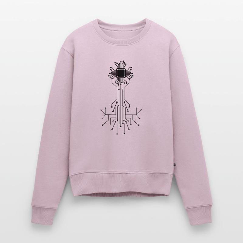 Anatomical Heart CPU Processor Computer Programmer Women's Premium Organic Jumper