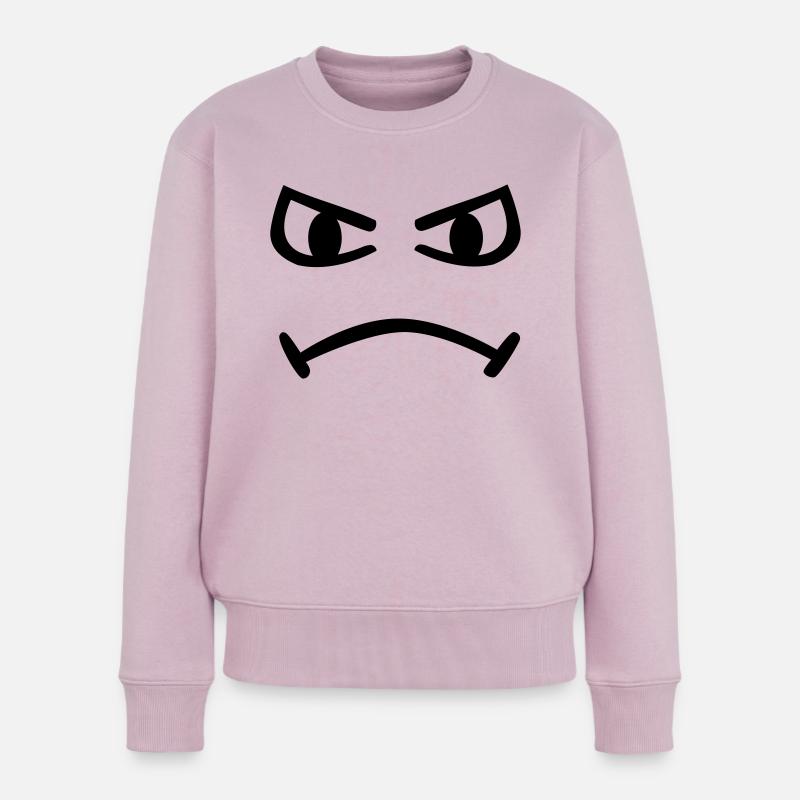Smiley - Frauen Premium Bio Pullover - Altrosa