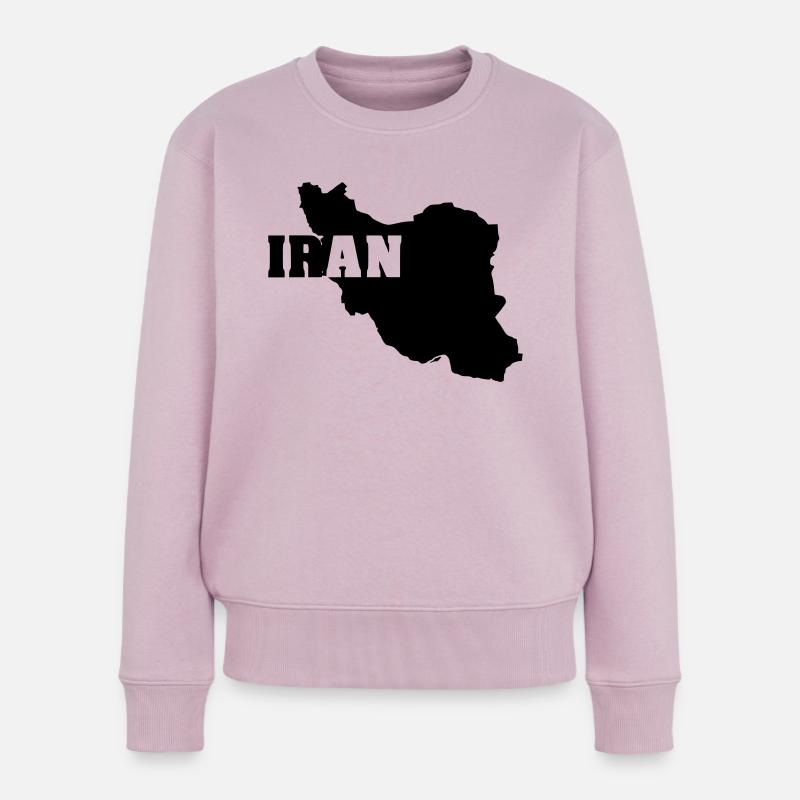 Iran (ID: 002004) - Frauen Premium Bio Pullover - Altrosa