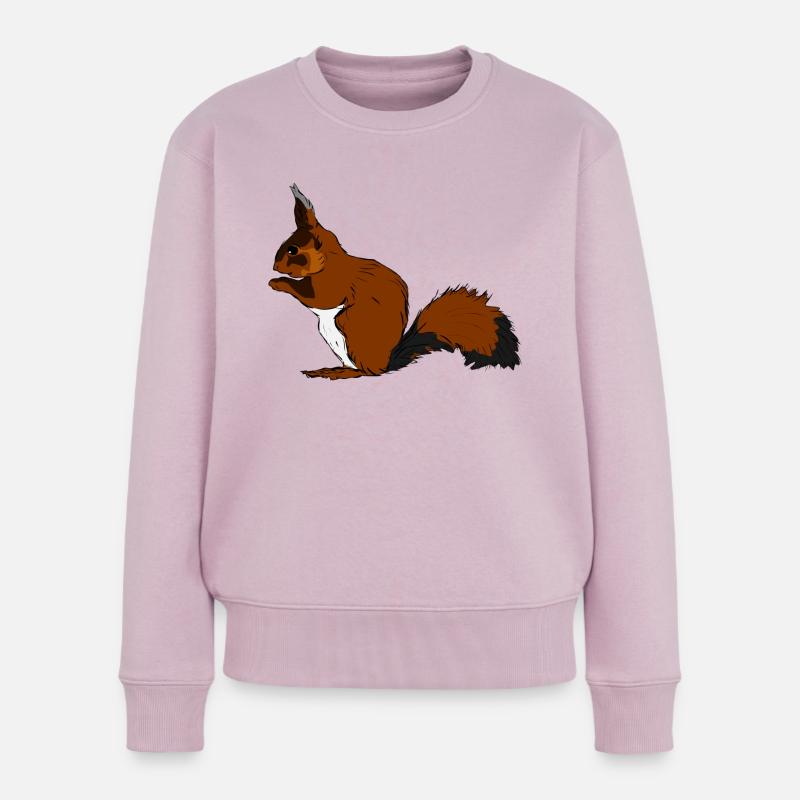 squirrel28 - Frauen Premium Bio Pullover - Altrosa