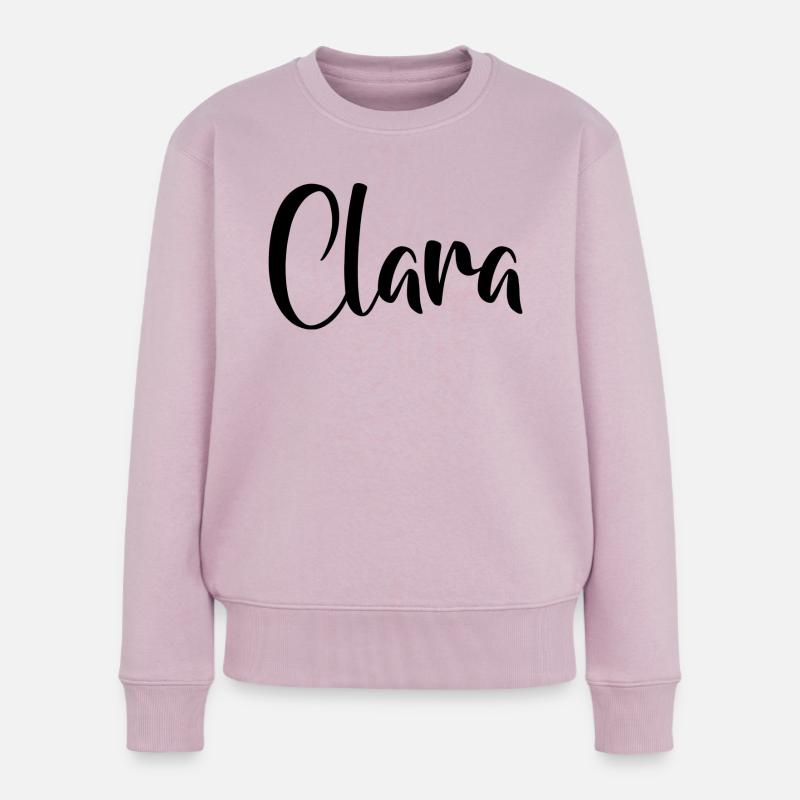 Name - Clara - Frauen Premium Bio Pullover - Altrosa