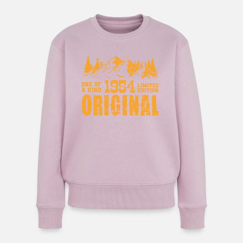 Geburtstagsgeschenk 1954 - 1954 - Frauen Premium Bio Pullover - Altrosa