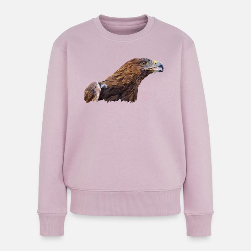 Steinadler - Frauen Premium Bio Pullover - Altrosa