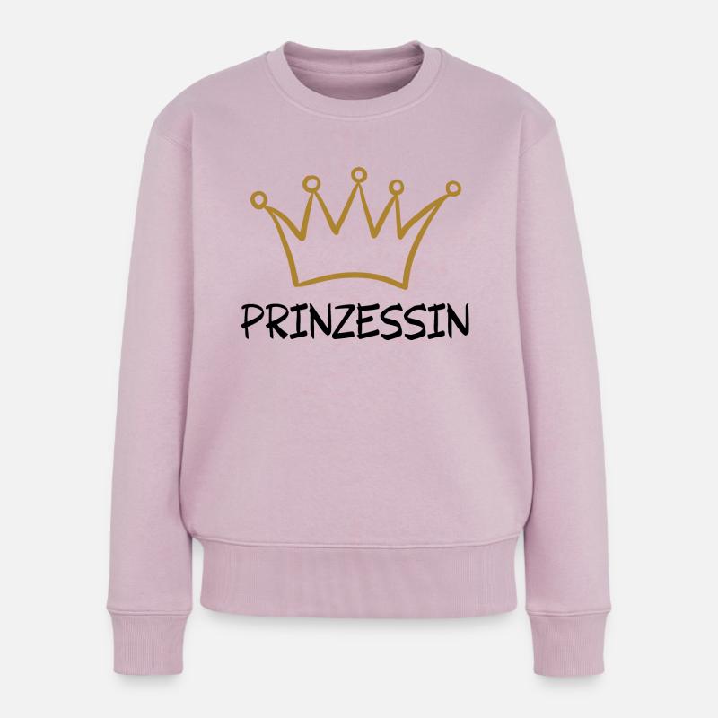 PRINZESSIN 2 - Frauen Premium Bio Pullover - Altrosa