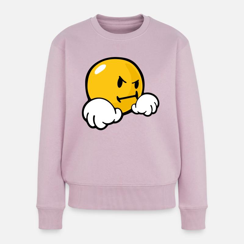 Smiley Stubborn - Pull Premium bio Femme - rose poudré