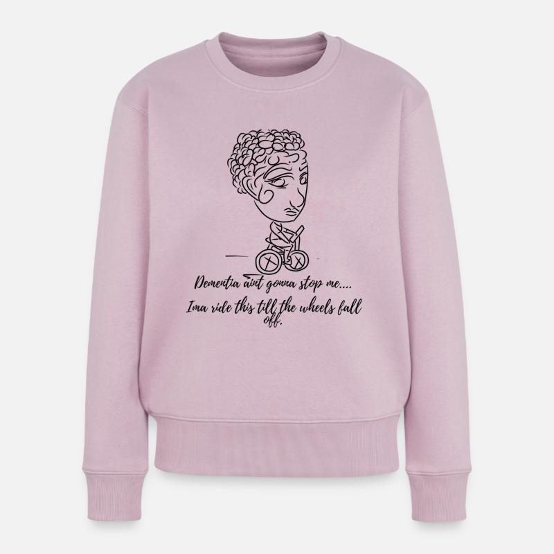 Demenz wird mich nicht aufhalten - Frauen Premium Bio Pullover - Altrosa