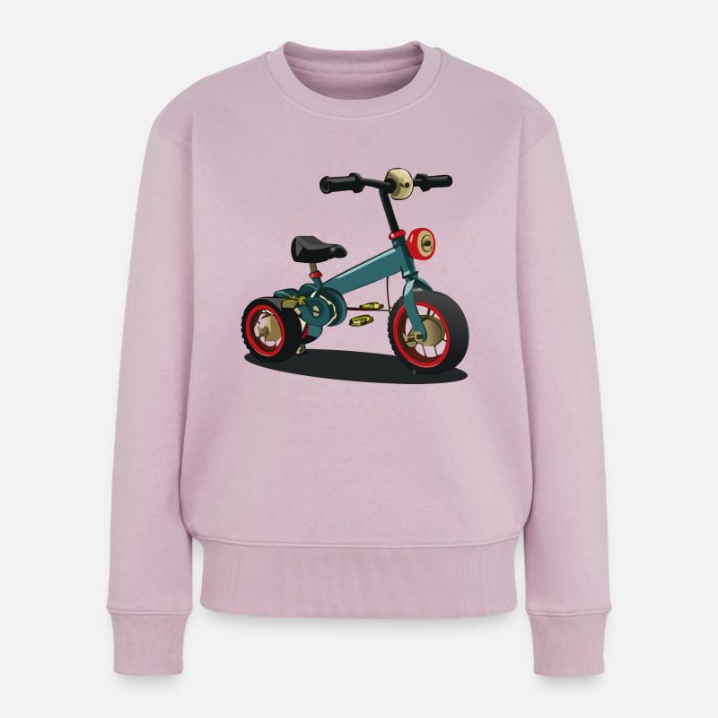 Tricycle - Pull Premium bio Femme - rose poudré