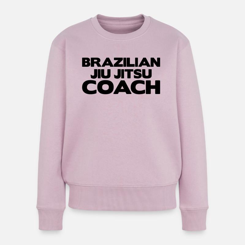 brazilian jiu jitsu bjj coach - Frauen Premium Bio Pullover - Altrosa