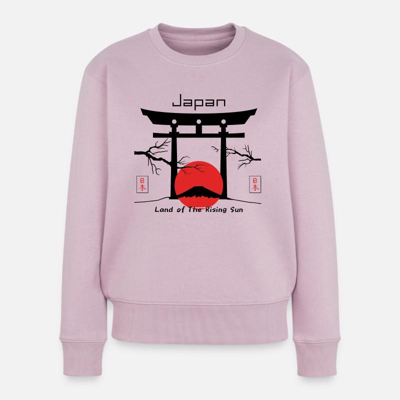 Japan - Frauen Premium Bio Pullover - Altrosa