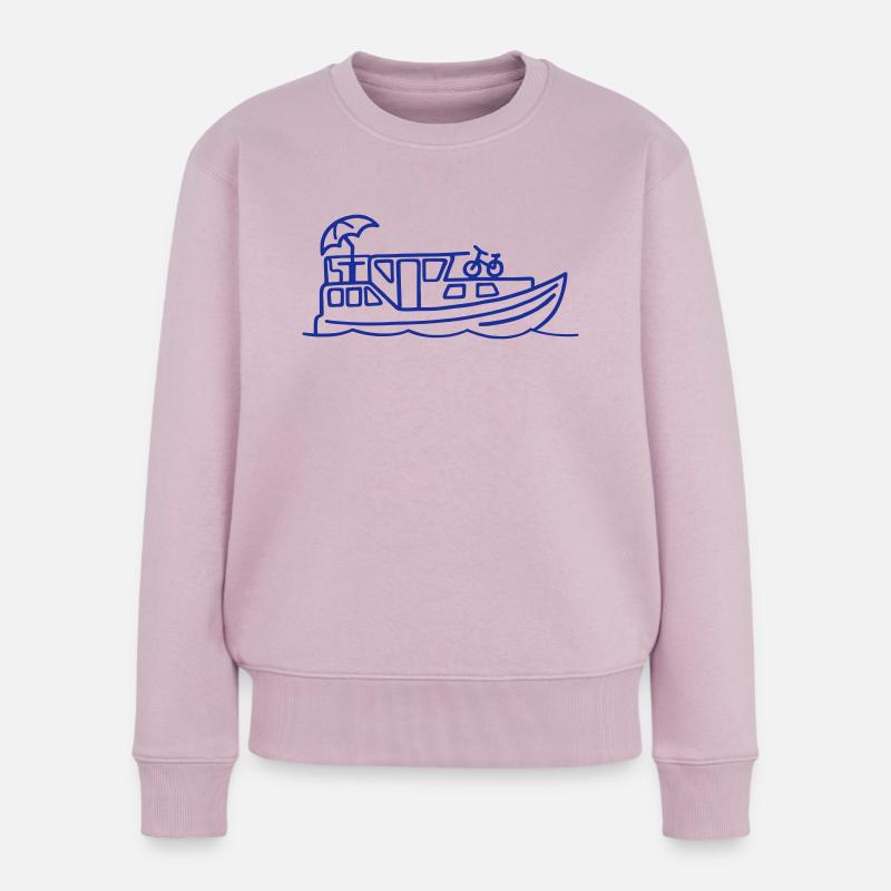 Barge - Pull Premium bio Femme - rose poudré