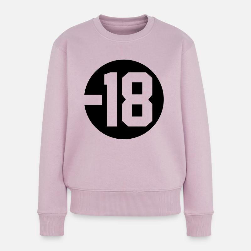 18 - Pull Premium bio Femme - rose poudré