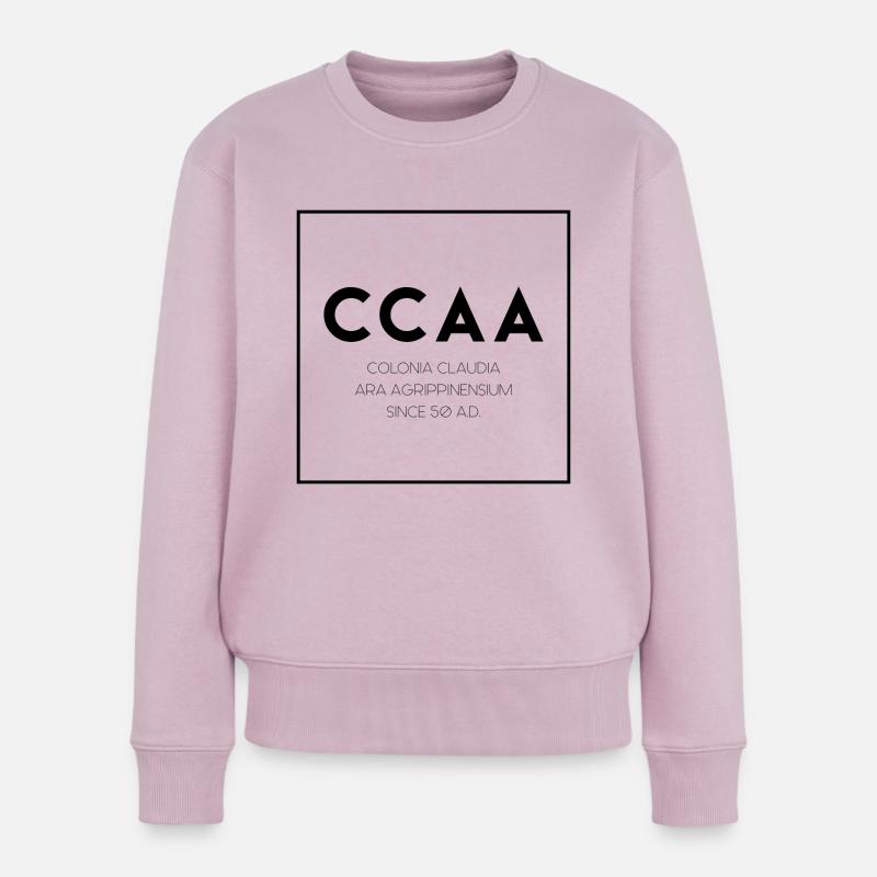 CCAA - Frauen Premium Bio Pullover - Altrosa